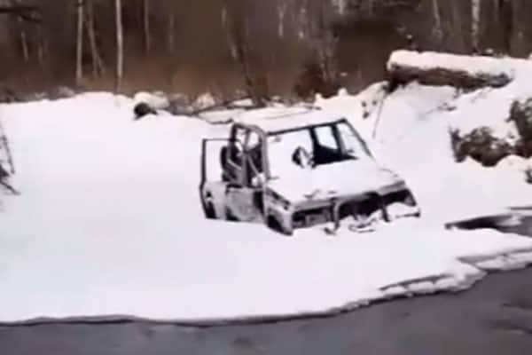 Россиянин 15 часов бродил по лесу в носках — его обувь сгорела вместе с машиной 