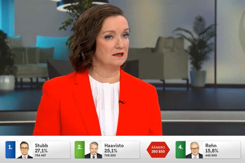 Бывший премьер-министр Финляндии Александр Стубб лидирует на президентских выборах