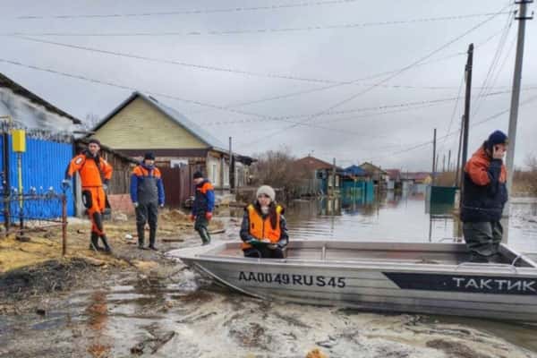 Уровень воды в реке Тобол в Кургане вырос за четыре часа на 23 см