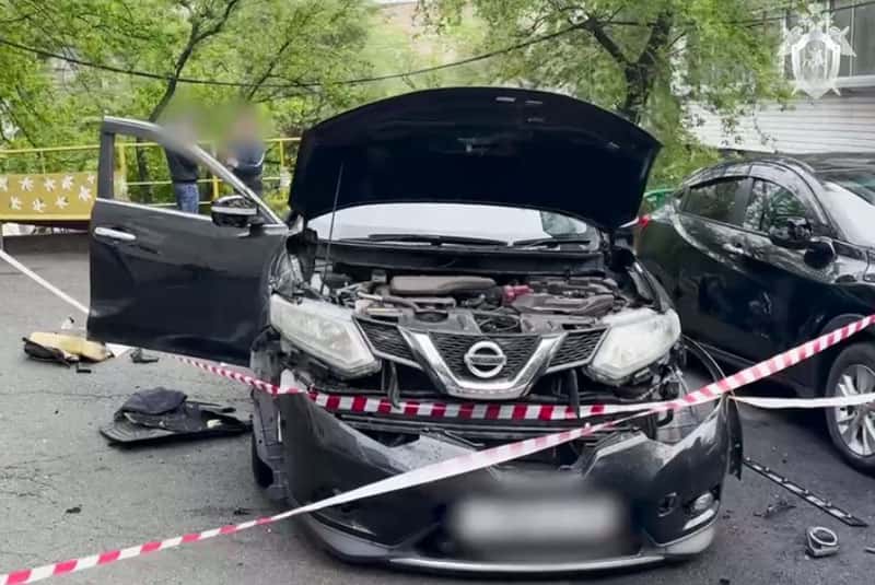 Скандальный инцидент во Владивостоке: автомобиль подорван! Кто стоит за покушением на бизнесмена?