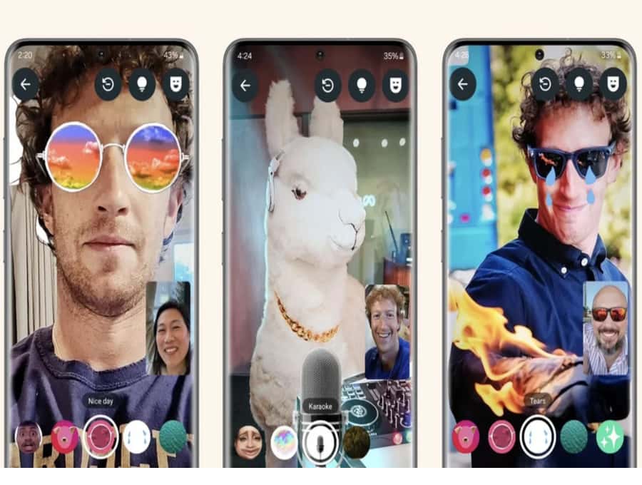 WhatsApp добавил новые фильтры, фоны и маски для видеозвонков