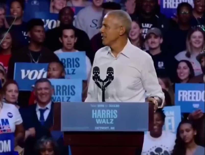 «Lose Yourself»: Барак Обама зачитал рэп Эминема на митинге в поддержку Харрис. Видео