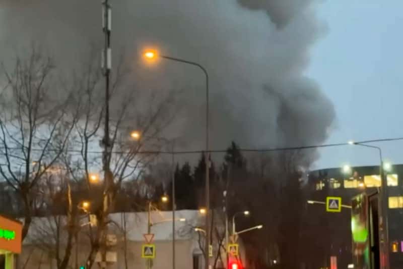 В «Сокольниках» в Москве загорелся ресторан «Джи Джи Гриль»