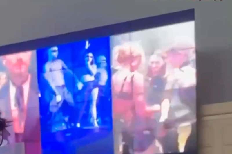 В московском университете на лекциях по военной подготовке студентам показывают клип с кадрами «голой вечеринки»