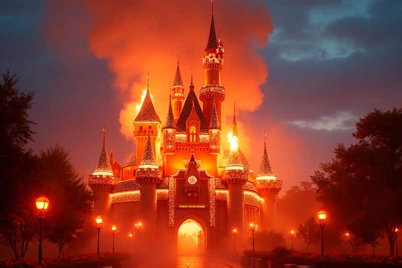 Пожар произошел во Всемирном центре отдыха Уолта Диснея в США