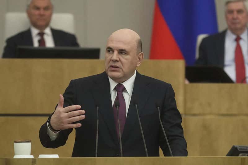 Мишустин представил Госдуме отчет о работе правительства