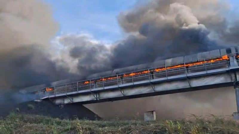 На Сахалине загорелся один из самых крупных угольных конвейеров: пожар сумели потушить