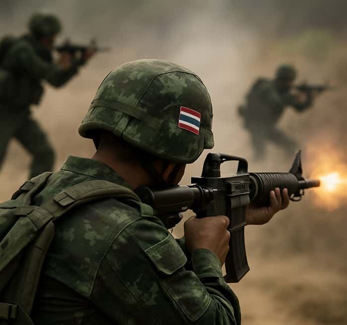 На границе Таиланда и Камбоджи произошло вооруженное столкновение