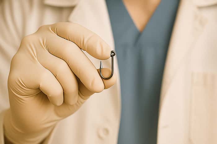 Удочка пошла не туда: 11-летний рыбак из Подмосковья поймал свой нос на крючок