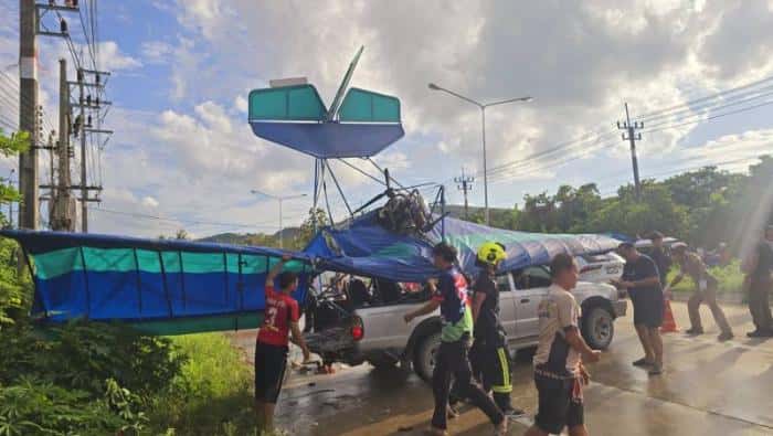 Россиянин чудом выжил после падения сверхлегкого самолета на Пхукете