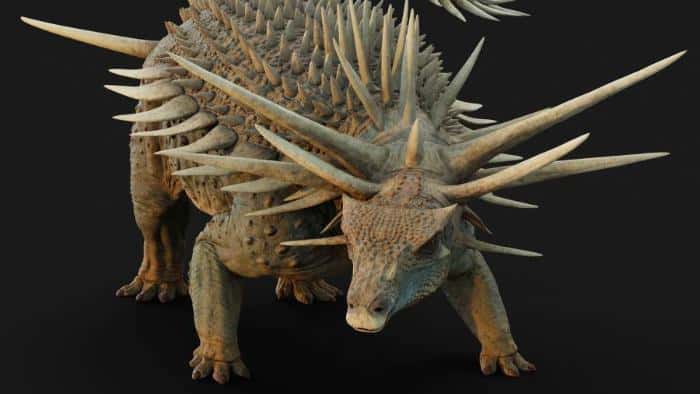 В Марокко нашли уникального броненосного динозавра с гигантскими шипами на ребрах