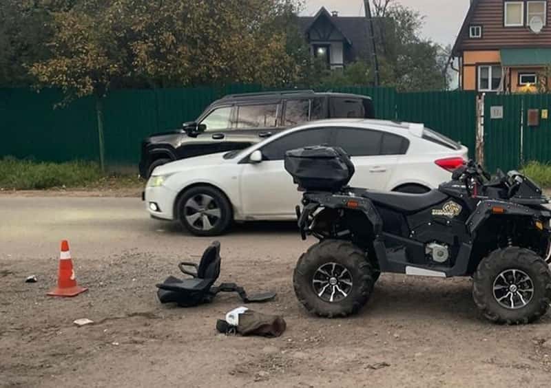 В Одинцовском районе Подмосковья квадроцикл сбил пожилого пешехода