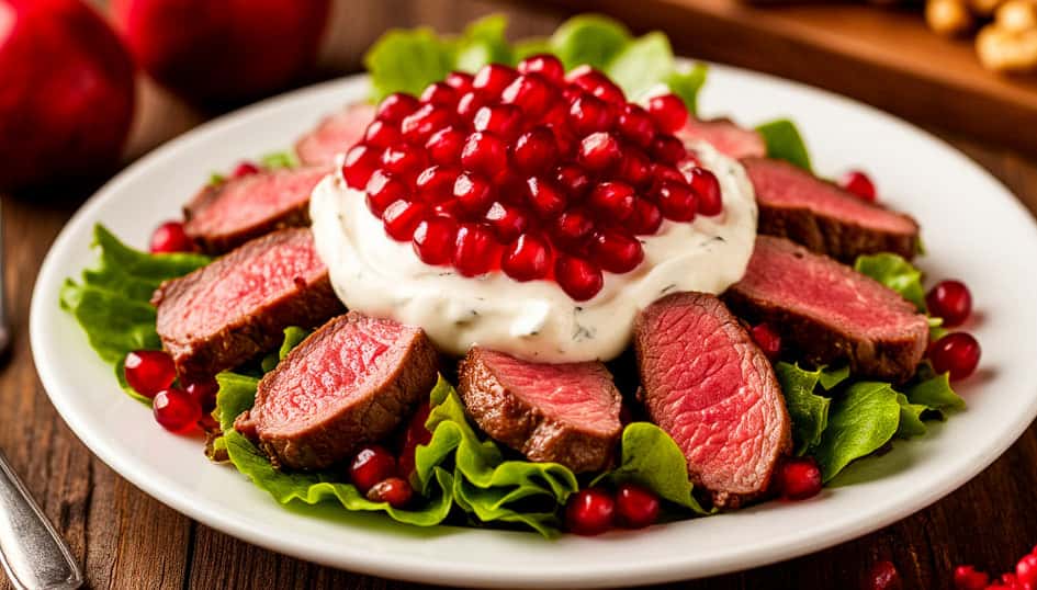 Салат „Хюррем“ на 8 Марта: рецепт с гранатом — эффектно и вкусно