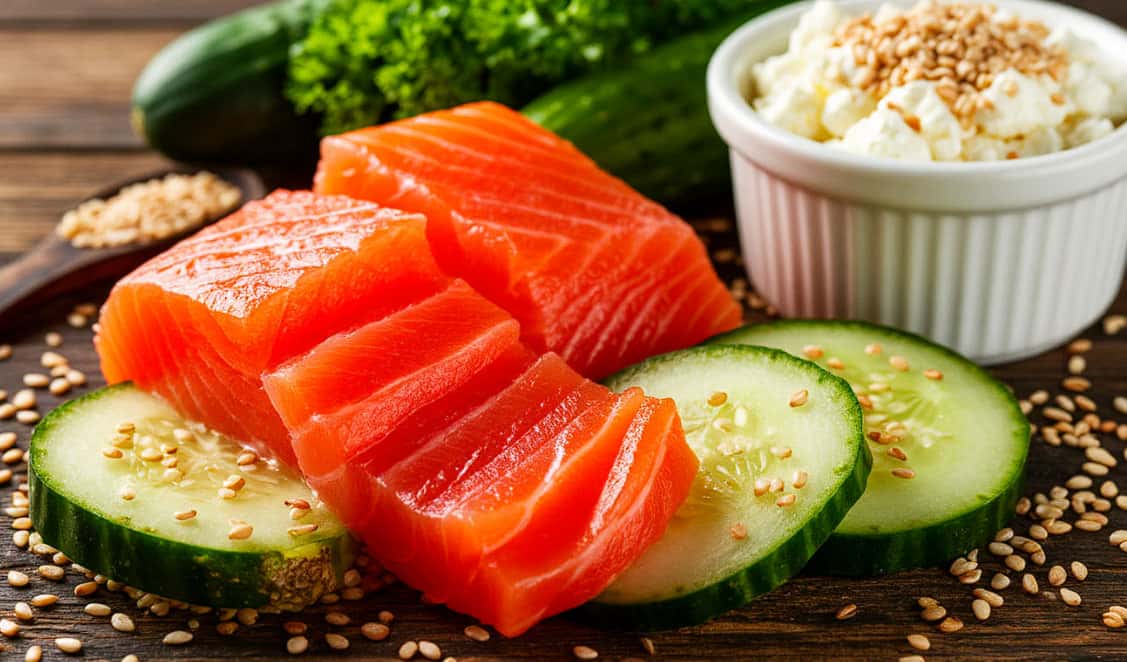 Лёгкая альтернатива роллам — салат «Милана: на праздничном столе ждут только его