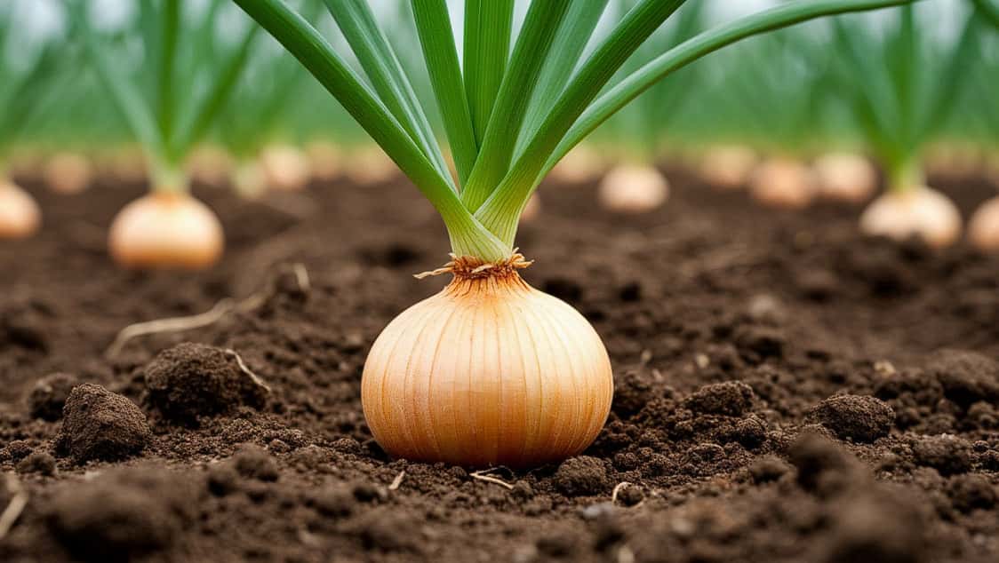 Секреты крупного лука без пожелтения: от подготовки почвы до сбора урожая - лук растет с кулак