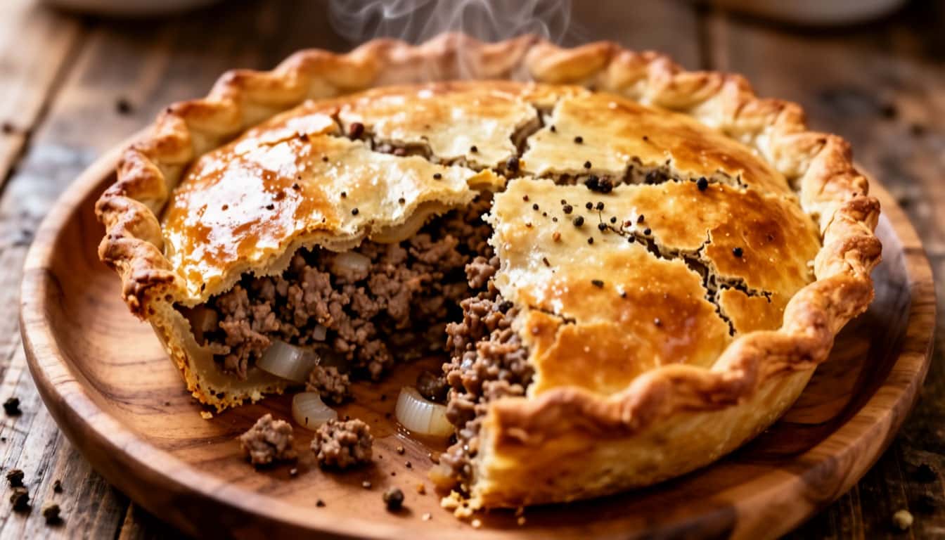 Готовлю заливной пирог на кефире за 5 минут: картошка и фарш внутри — настоящая домашняя вкуснятина