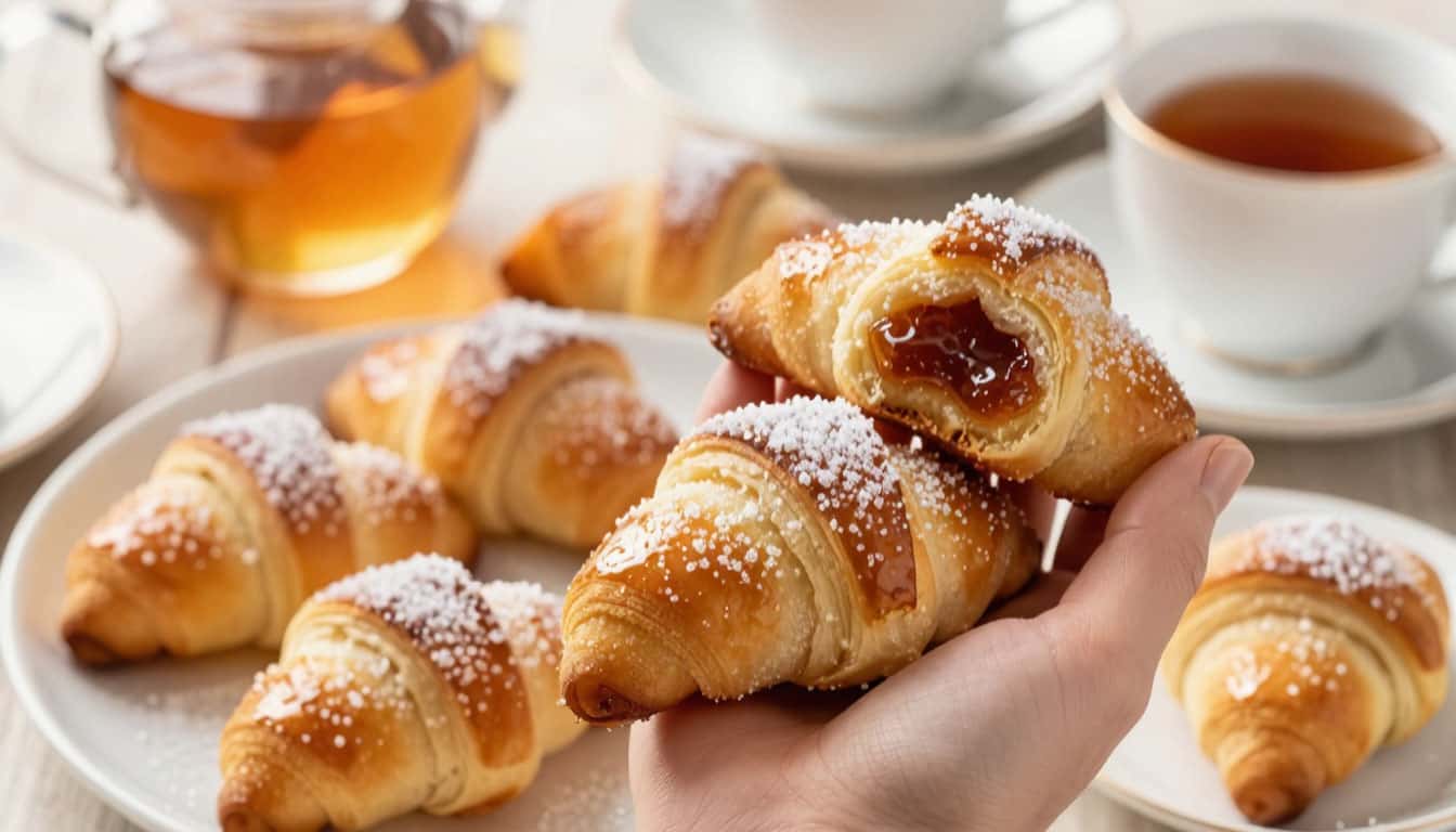 Готовлю рогалики на рассоле от помидоров: получаются постные и очень вкусные всего за 15 минут