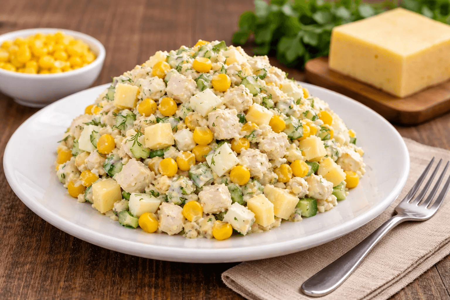 Нет времени готовить? Этот салат спасает: 4 ингредиента и 10 минут — и его сметают со стола