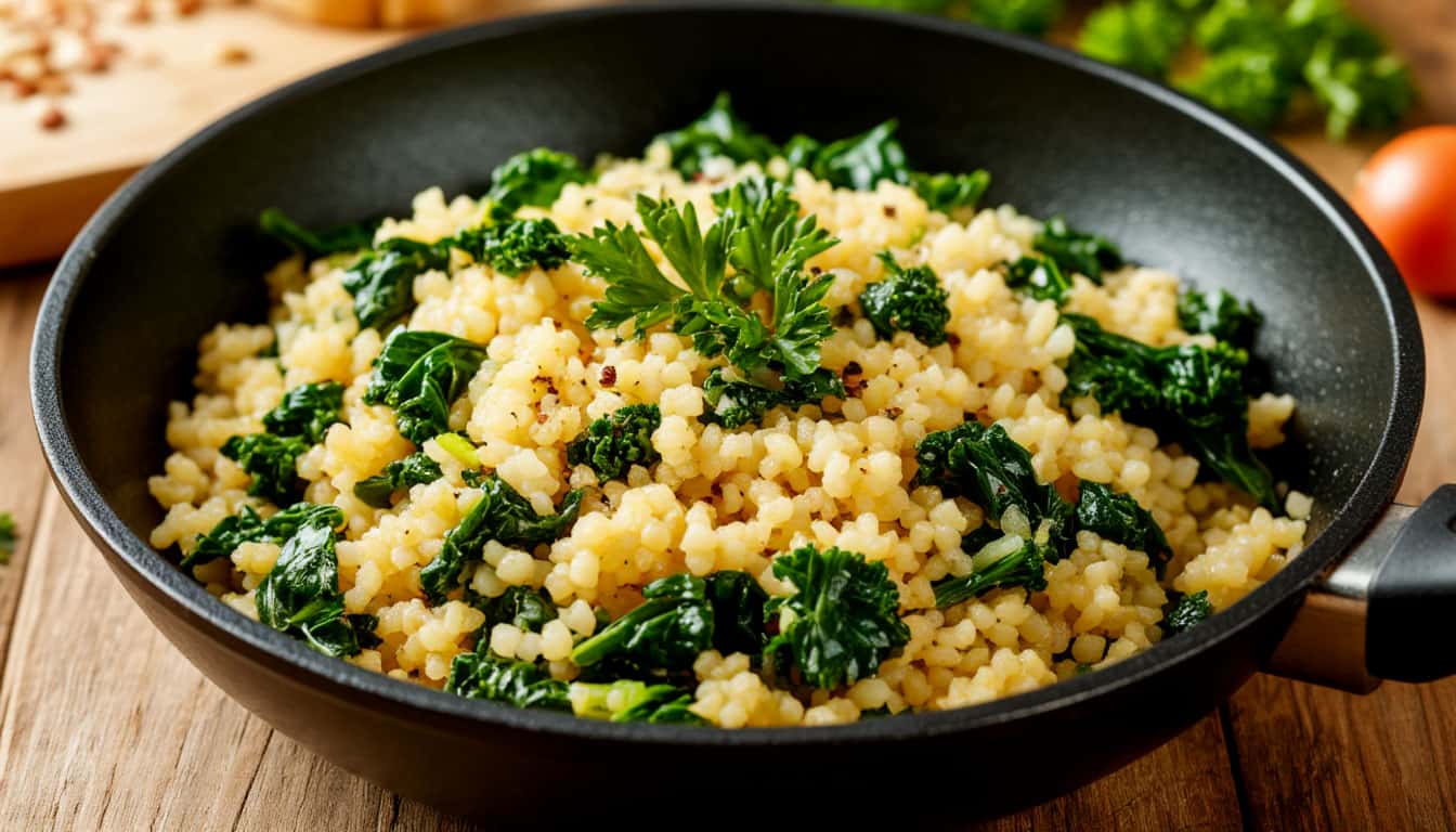 Не рис и не гречка: вкуснейший гарнир на ужин готовлю за 15 минут - булгур, который получается, что пальчики оближешь