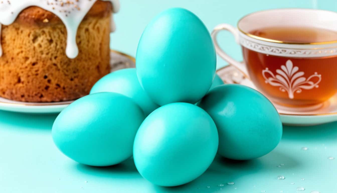 Сделала дизайнерские Tiffany-яйца: эффект "вау" гарантирован - самый любимый декор который получается всегда и за 10 минут