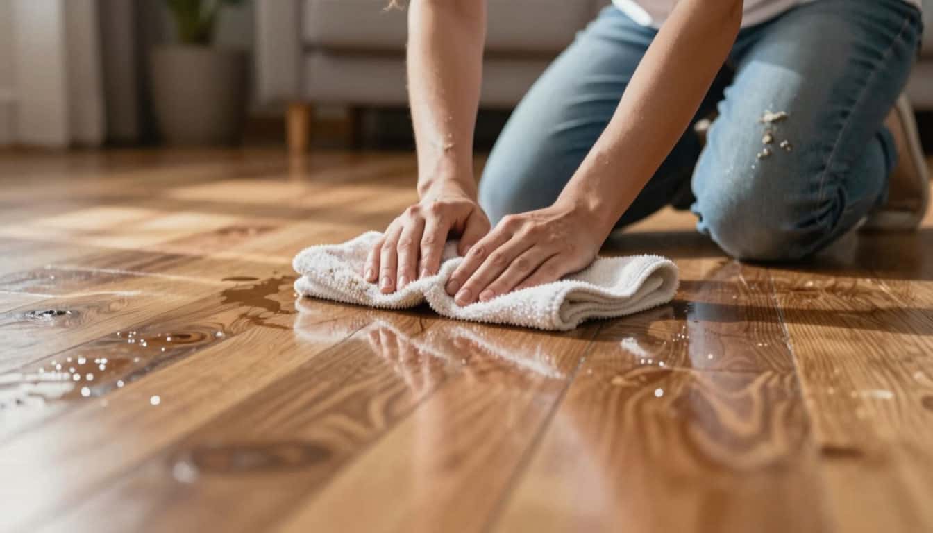 Добавляю ложку в воду — и полы остаются чистыми в два раза дольше: средство стоит копейки