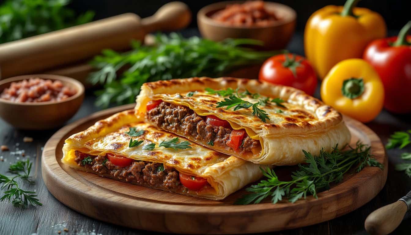 Забудьте про пиццу: лепешки с фаршем на слоёном тесте — ужин за 30 минут, который понравится всей семье. Рецепт, который станет хитом