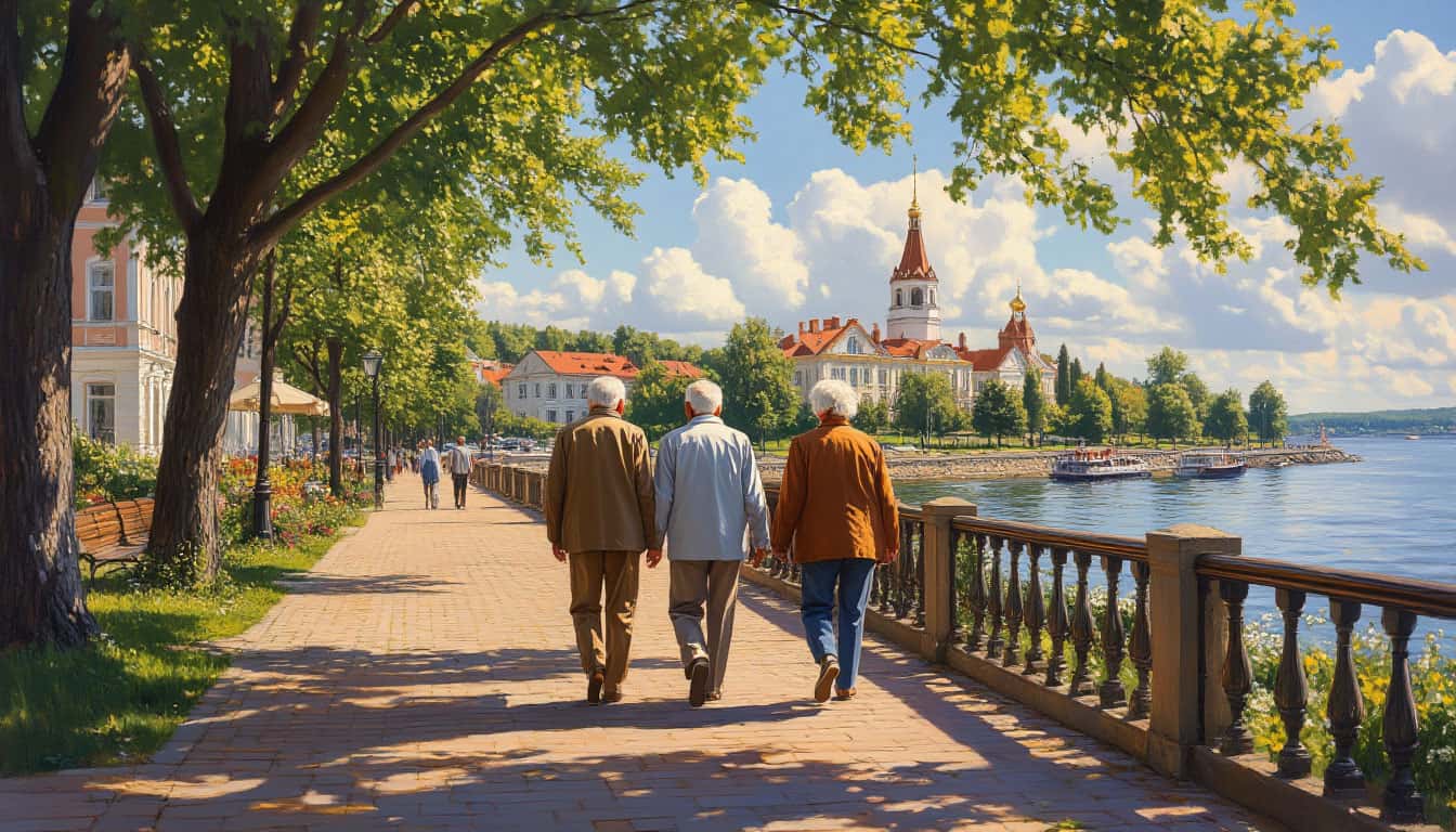 Пенсионеры знают толк в отдыхе: 7 морских курортов с проживанием от 800 рублей в день — без суеты, с живописными видами и уютом