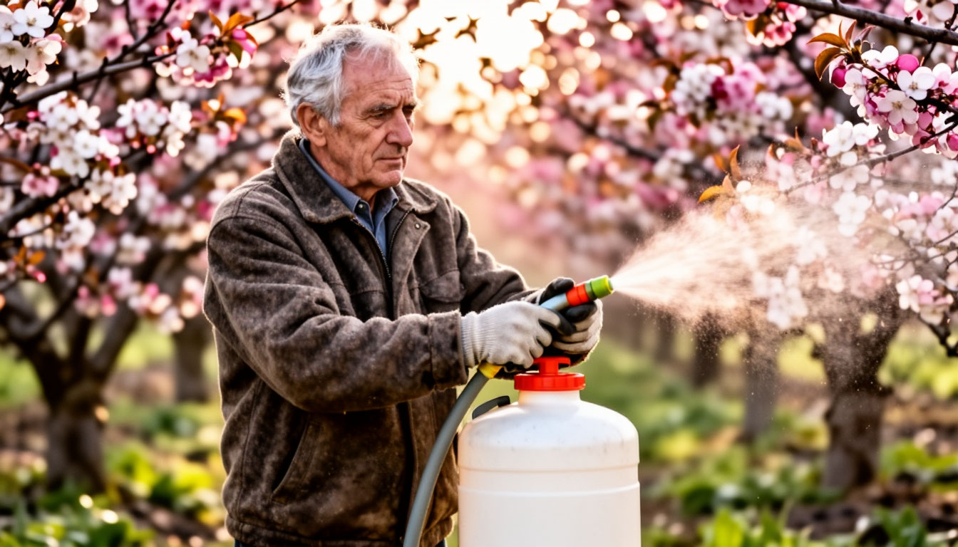 Опрыскиваю деревья до распускания почек — и получаю яблоки без червоточин: простой секрет садовода