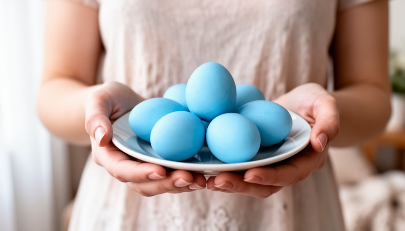 Беру обычную капусту и получаю яйца небесного цвета без химии и красителей - закрывайте интернет, потому что прекраснее их вы ничего не увидите