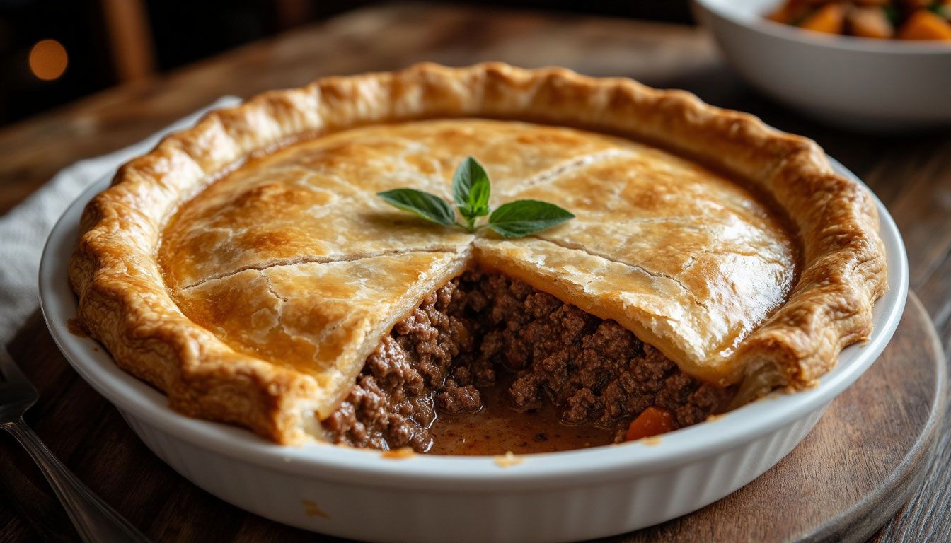 Вкуснейшая лепешка с мясом: простой рецепт - получается лучше, чем в пекарне