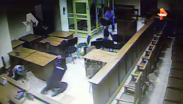 Появилось новое видео перестрелки в суде с бандой ГТА