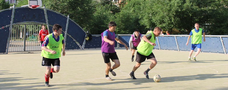 Сотрудники полиции Новотроицка приняла участие в «Лиге дворового футбола»