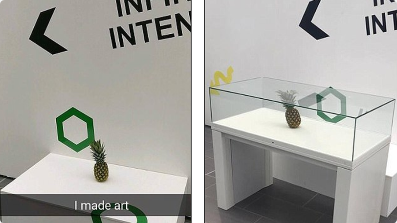 На выставке современного искусства в Шотландии показали ананас