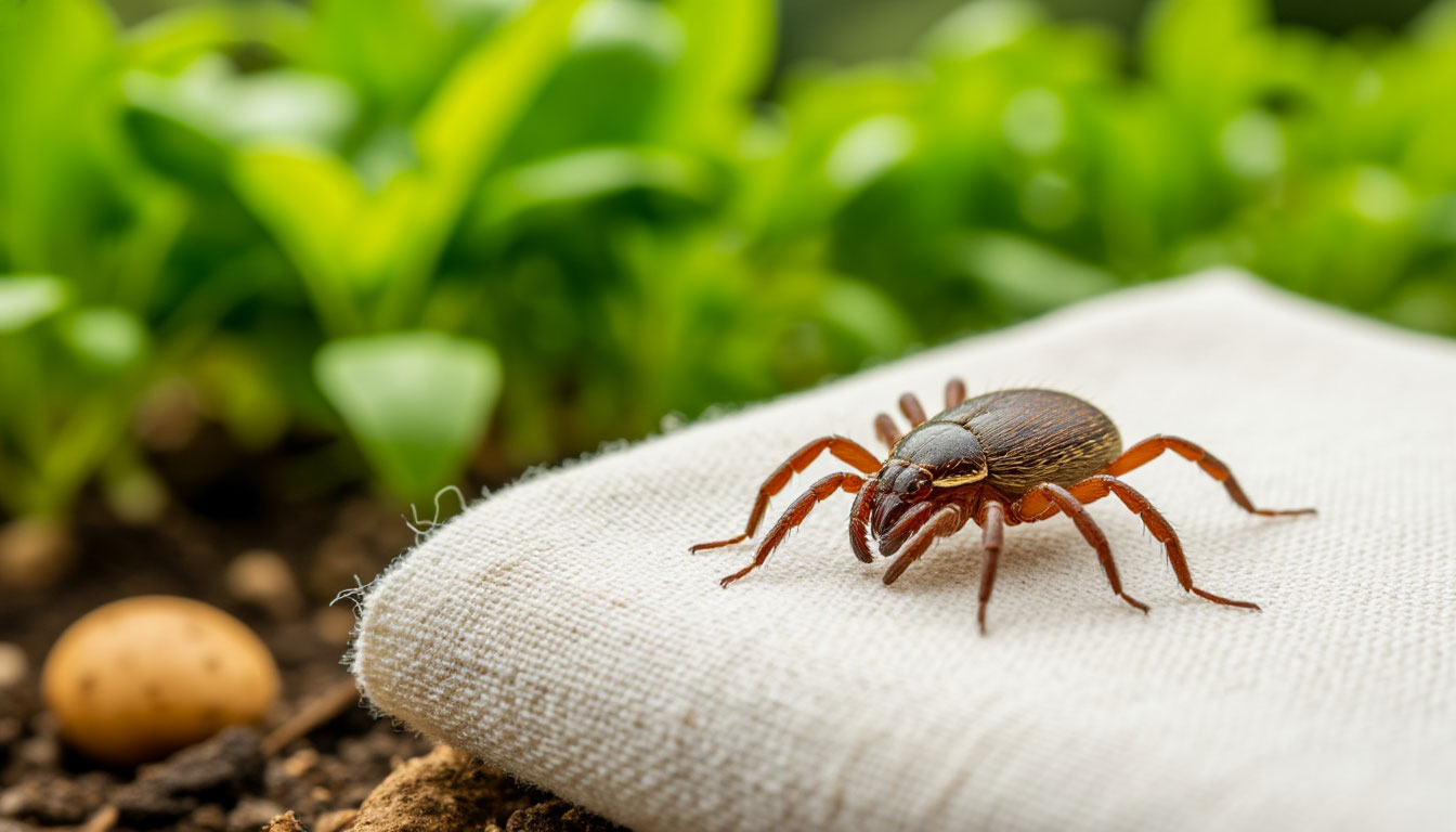 Белая ткань и палка — и вы знаете правду: как за 5 минут проверить дачу на клещей и уберечь семью от опасности