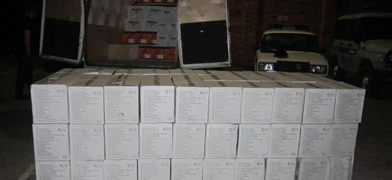 В Краснодарском крае полицейские изъяли 4700 бутылок алкоголя с признаками подделки
