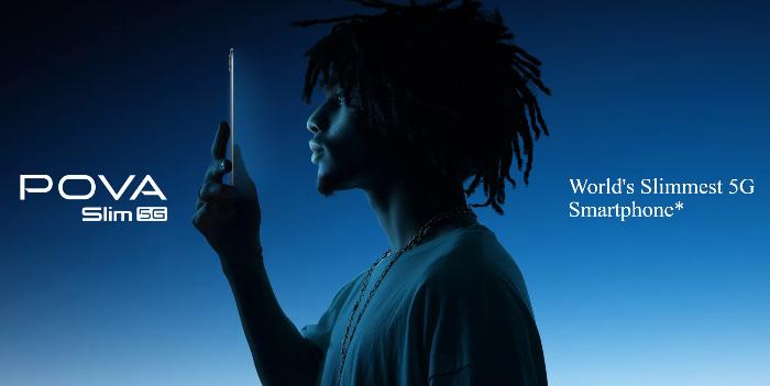 Tecno представит Pova Slim 5G — ультратонкий смартфон с изогнутым дисплеем | Tecno анонсировала самый тонкий в мире смартфон с изогнутым экраном