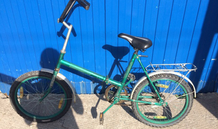 Обнаружен велосипед, как у Вани Котова