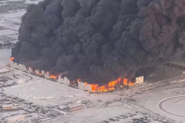 Загоревшийся склад Wildberries под Санкт-Петербургом работал незаконно — Госстройнадзор