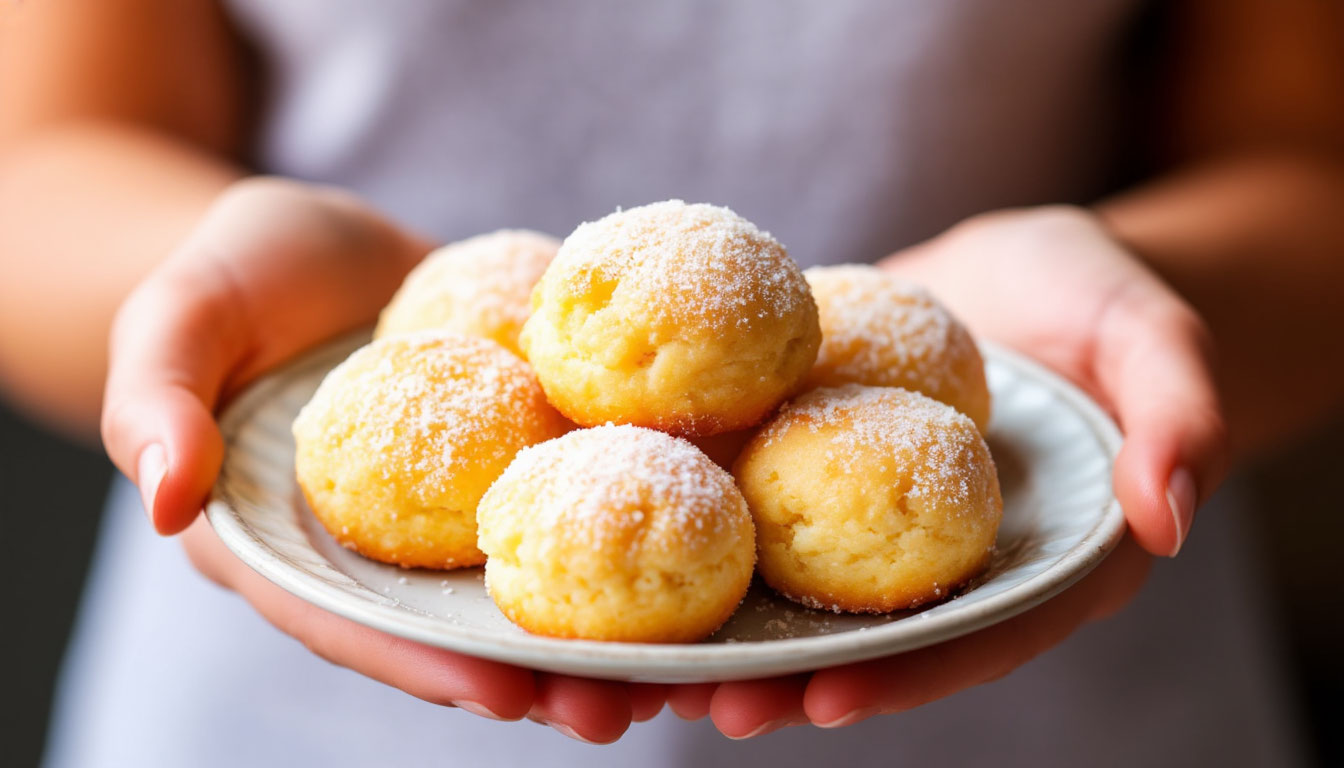 На кефирные пончики подсели всей семьей — вместо надоевших сладостей получается целая горка кругляшиков как в детстве: просто, быстро и все в восторге