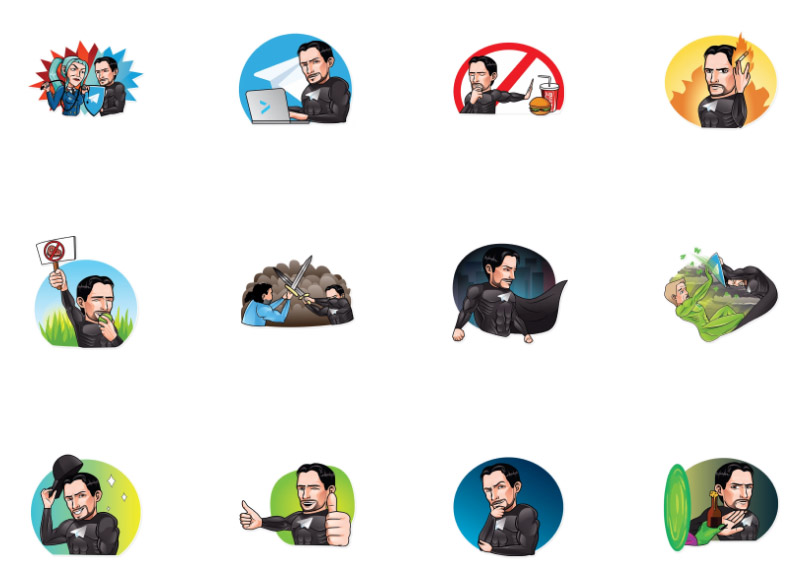 В Telegram стали вирусными стикеры с Павлом Дуровым