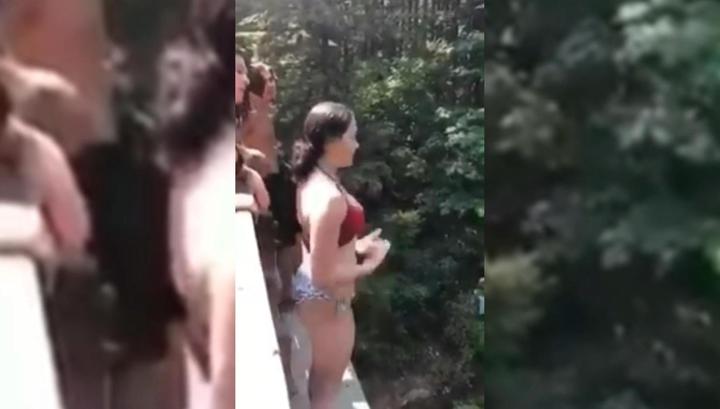 Медвежья услуга: подруга столкнула американку с 18-метрового моста