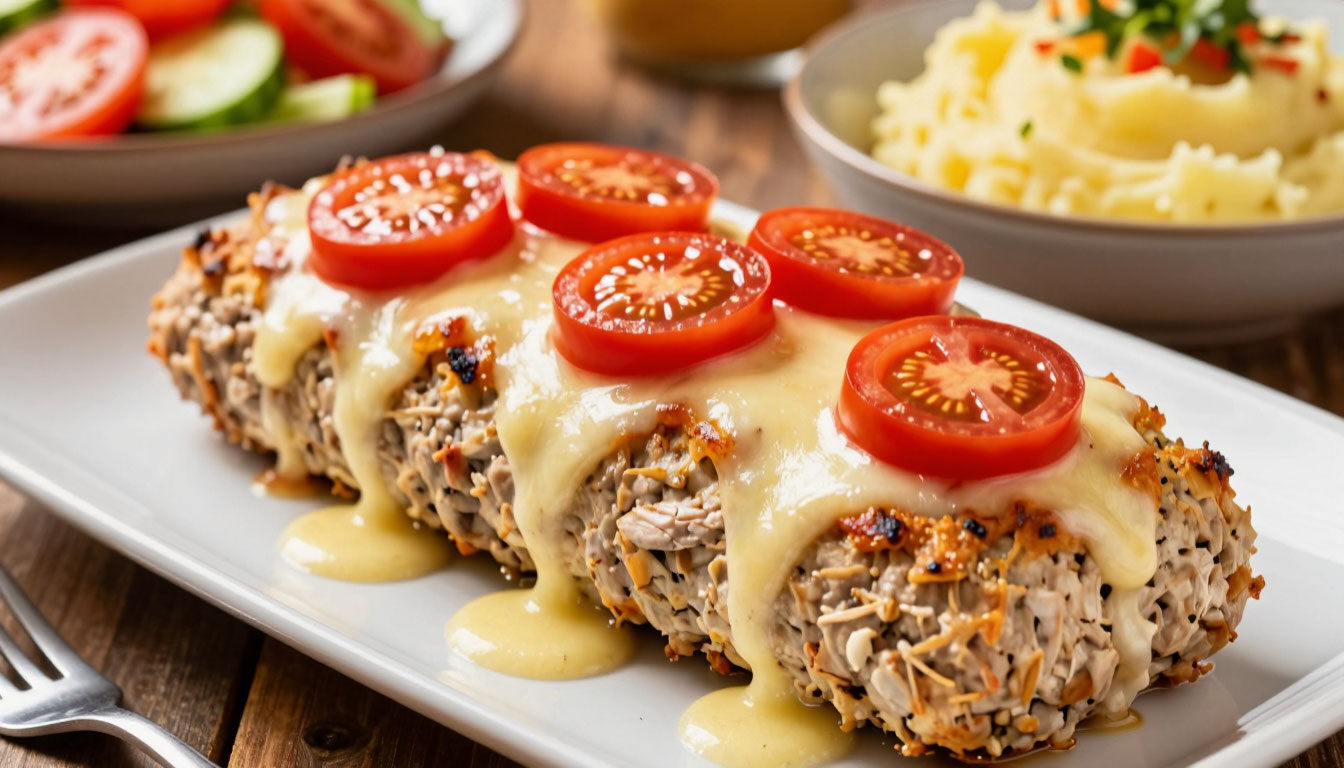 Готовлю сумасшедше вкусный батон из куриного фарша: это блюдо заменит надоевшие котлеты на раз - делается проще простого