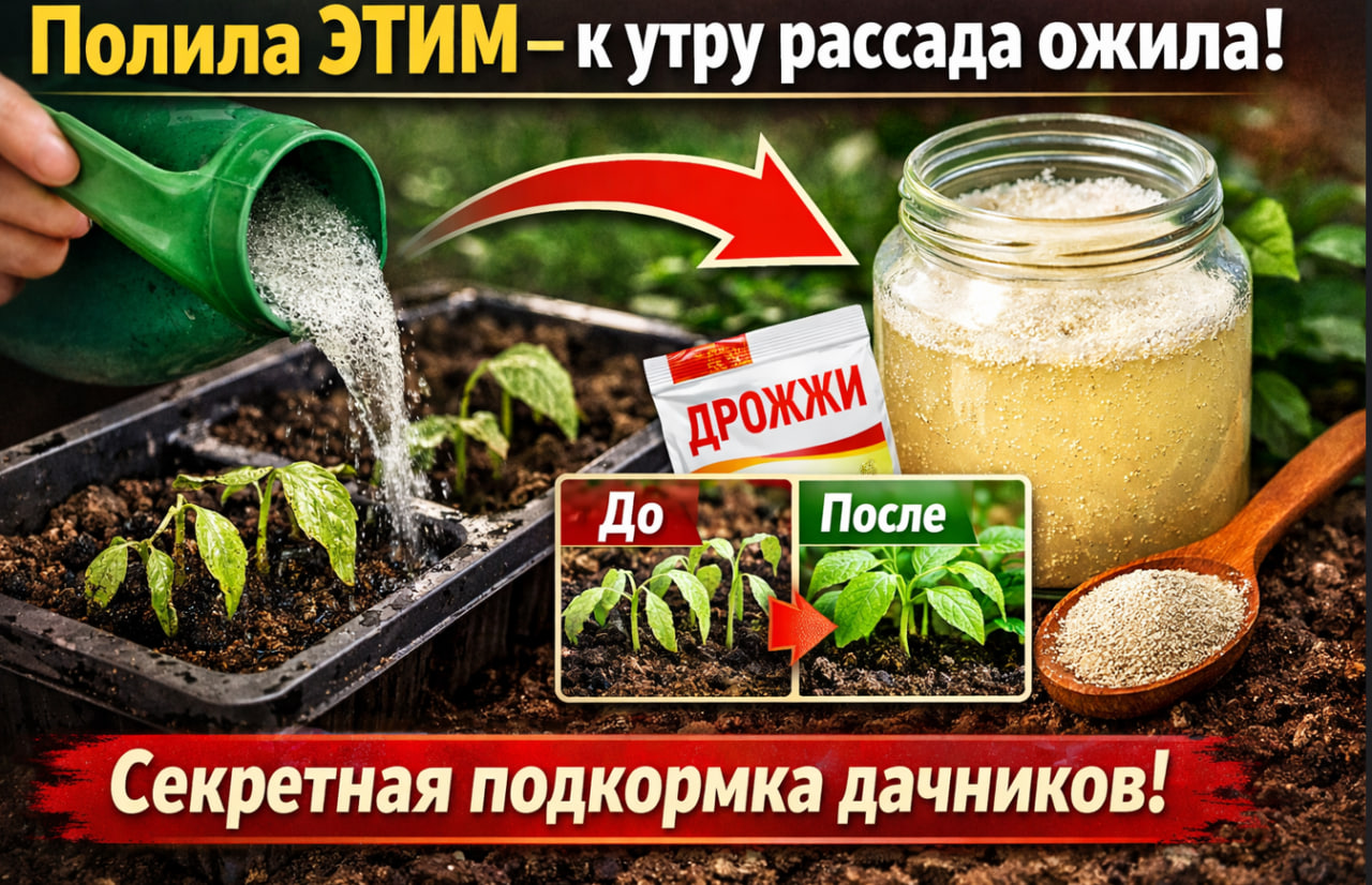 Полила этим — и рассада ожила за ночь: натуральная подкормка, о которой мало кто знает