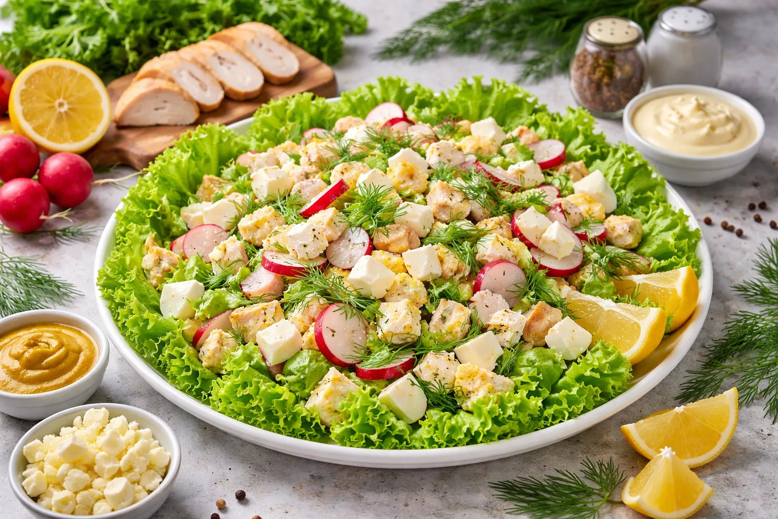 Этот салат исчезает со стола первым? Рецепт „Весеннего“ с сюрпризом - полезно, сытно и все просят добавку