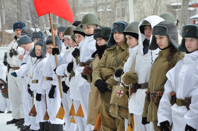 Ульяновские полицейские восстановили исторические события 73-летней давности
